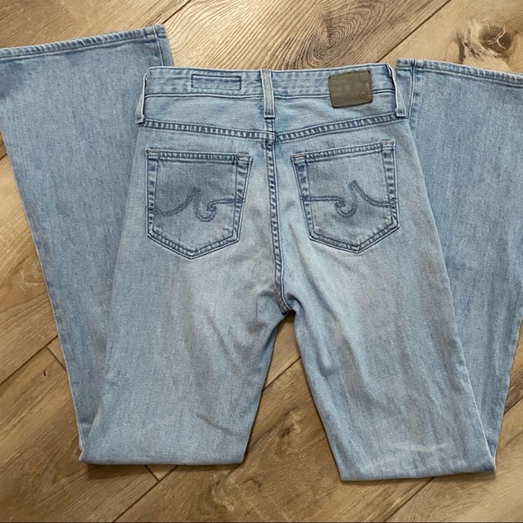 AG Quinne High Rise Vintage Ag-Ed Flare Bottom Jeans Denim 25 - Picture 7 of 8